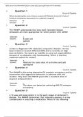 NURS 6630 PSYCHOPHARMACOLOGY EXAM 2023-2024 QUESTIONS WITH ANSWERS