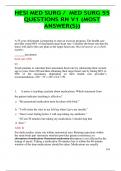 HESI MED SURG / MED SURG 55 QUESTIONS RN V1 (MOST ANSWER(S))