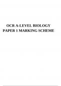  OCR A_Level Biology Paper 1 Marking Scheme.