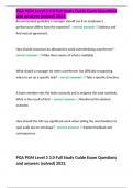 PGA PGM Level 3 3.0 Full Study Guide Exam Questions and answers (solved) 2023.