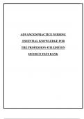 Advanced Practice Nursing ; Essentials for Role Development 4th Edition Joel Test Bank.pdf