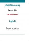 Intermediate Accounting chapter 18 Revenue Recognition Slides