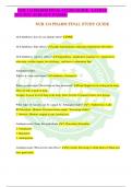    NUR 114 PHARM FINAL STUDY GUIDE   LATEST 2021&sol;2022 ALREADY PASSED