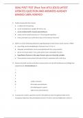 SOAL POST TEST {Post-Test-ATLS 2023} LATEST UPDATES QUESTION AND ANSWERS