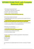 IOP2602 EXAM PACK with Complete  Solutions 2023&period;