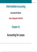 Intermediate Accounting chapter 21 Accounting for Leases slides