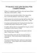 TN timeshare study guide Questions With Complete Solutions