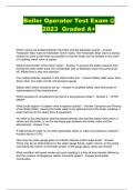 Boiler Operator Test Exam &commat; 2023  Graded A&plus;