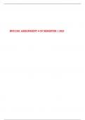 BNU1501 ASSIGNMENT 4 OF SEMESTER 1 2023