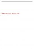 TMN3703 Assignment 2 Semester 1 2023