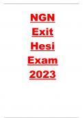 NGN Exit Hesi Exam 2023