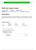 PNVN 1631 Exam1 Cardio-latest-2023-2024