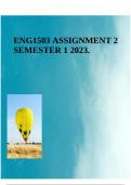 ENG1503 ASSIGNMENT 2 SEMESTER 1 2023.