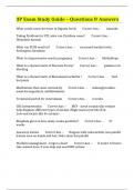 3P Exam Study Guide &ndash; Questions & Answers
