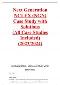 Next Generation NCLEX (NGN) Case Study Case Study