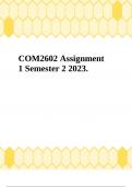 COM2602 Assignment 1 Semester 2 2023.