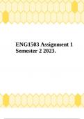 ENG1503 Assignment 1 Semester 2 2023.