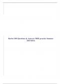 Barbri 100 Questions & Answers MBE practice Summer 2023/2024.