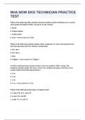 NHA NOW EKG TECHNICIAN PRACTICE TEST&vert;UPDATED&VERIFIED&vert;100&percnt; SOLVED&vert;GUARANTEED SUCCESS