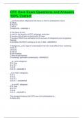 CFC Core Exam Questions and Answers 100&percnt; Correct
