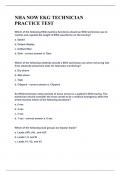 NHA NOW EKG TECHNICIAN PRACTICE TEST&vert;UPDATED&VERIFIED&vert;100&percnt; SOLVED&vert;GUARANTEED SUCCESS