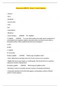 Rasmussen MDC III - Exam 1 Latest Updaate 