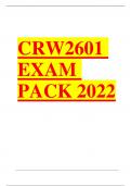 CRW2601 EXAM PACK 2022