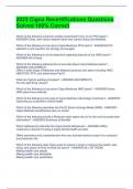 2023 Cigna Recertifications Questions Solved 100&percnt; Correct