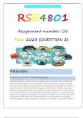 RSE4801 ASSIGNMENT 3 Q2 2023