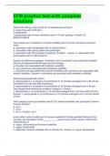 EFM practice test-with complete solutions