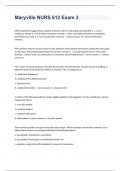 Maryville NURS 612 Exam 3 2023 with 100&percnt; correct answers