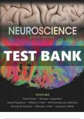 Neuroscience 6th Edition Purves Test Bank 100% Correct Answers 34 Chapters