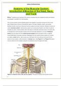 Anatomy of the Muscular System&colon; Introduction &Muscles of the Head&comma; Neck&comma; and Trunk Latest Version