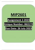 mip2601 assignment 3 2023