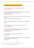Prophecy RN Pharmacology A LATEST 2023