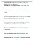 CLN250 EPIC Exam Questions and Answers &lpar;Latest Update 2023&rpar; 162 Questions