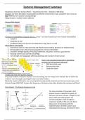 Edexcel A Level Geography - Tectonic Hazard Management Summary Notes