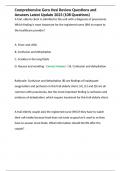 Comprehensive Gero Hesi Review Questions and Answers Latest Update 2023 &lpar;108 Questions&rpar;