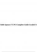 Adele Spencer V5 PC/Complete Guide Graded A+.
