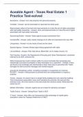 Aceable Agent - Texas Real Estate 1 Practice Test-solved