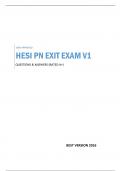 HESI PN EXIT EXAM V1 - QUESTIONS & ANSWERS &lpar;RATED A&plus;&rpar; BEST VERSION 2016