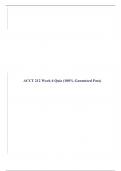 ACCT 212 Week 6 Quiz (100% Guranteed Pass)