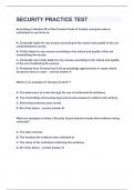 SECURITY PRACTICE TEST&vert;UPDATED&VERIFIED&vert;100&percnt; SOLVED&vert;GUARANTEED SUCCESS