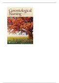 Eliopoulos Gerontological Nursing 9th Test Bank with complete solution