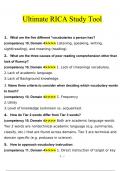   Ultimate RICA Study Tool questions and answers&rcub; Latest 2023 - 2024 &lpar;verified answers&rpar;
