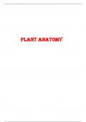 Notes plant anatomy
