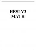 HESI V2 MATH