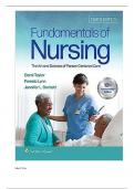 Test Bank Fundamentals of Nursing Art Science of Nursing 10th Edition Taylor Lillis Lynn ISBN NO: 1975168151 All Chapters