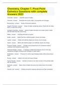 Chemistry, Chapter 7, Pivot Point Esthetics Questions with complete Answers 2023