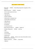 MDC 2 EXAM 1 LATEST UPDATE